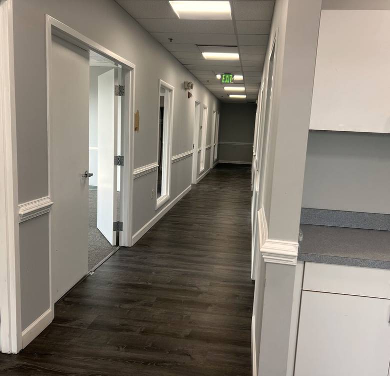 Common corridor with Class A finishes